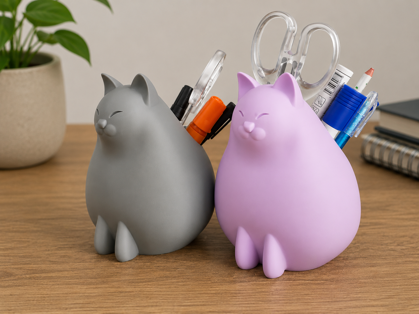 CAT PEN HOLDER
