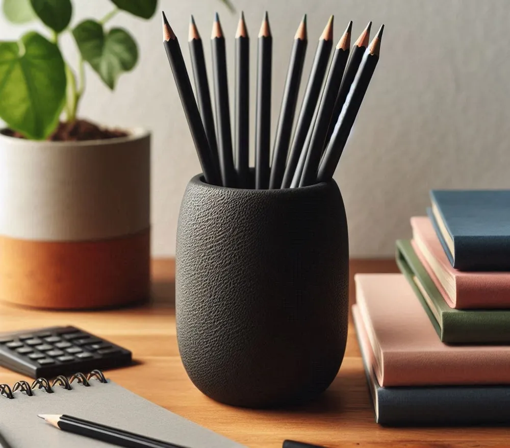 ROUND DESIGN PEN/PENCIL HOLDER
