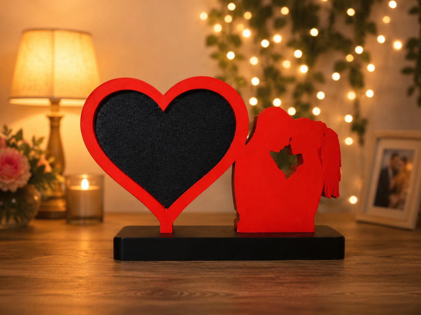 COUPLE HEART PHOTO FRAME - Image 2