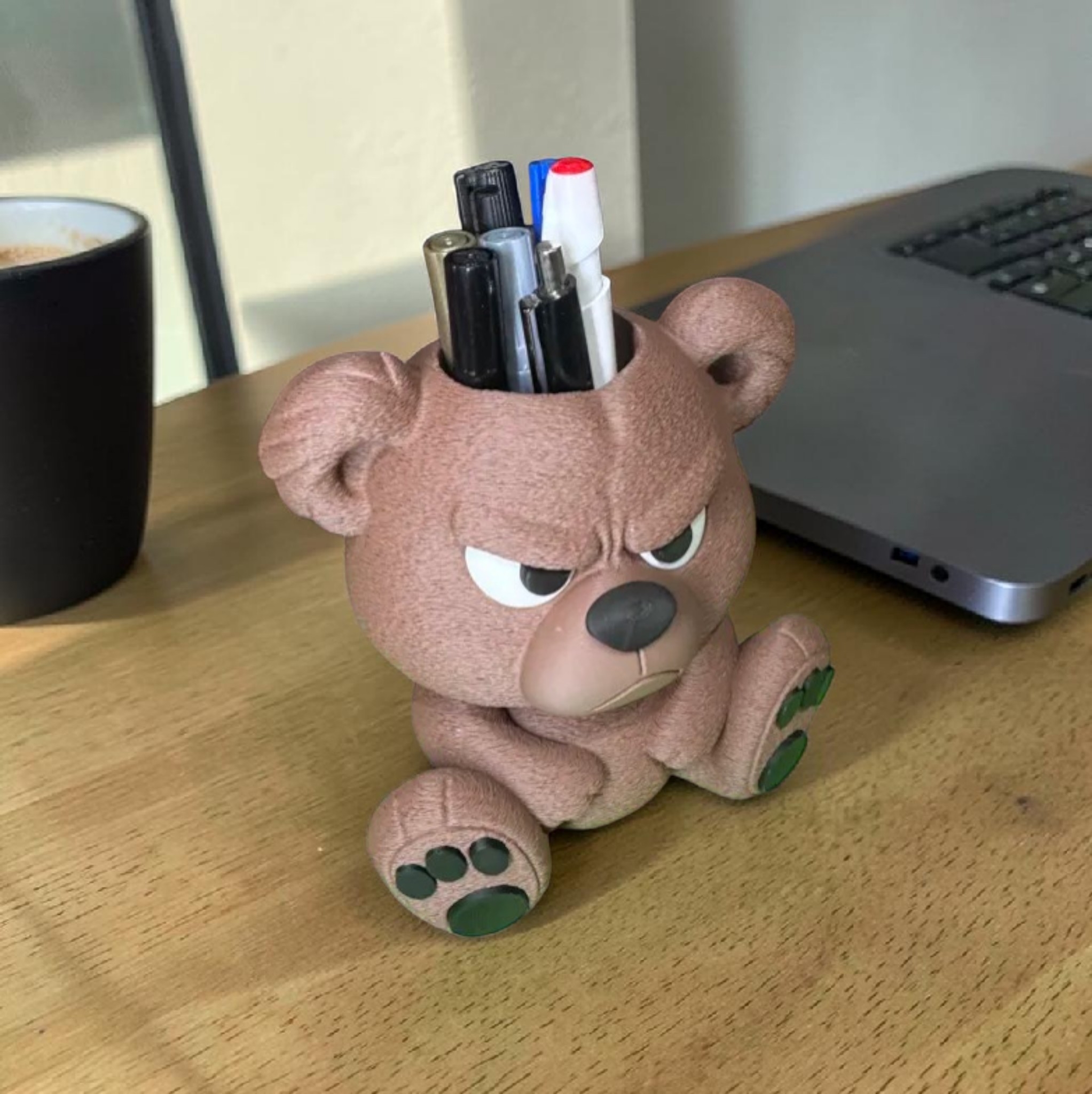 Grumpy Bear Pen/Pencil Holder - Image 2