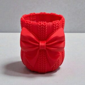 CUTE KNITTED BOW KNOT VASE