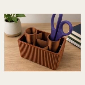 RIBBED DESIGN OFFICE ORGANISER