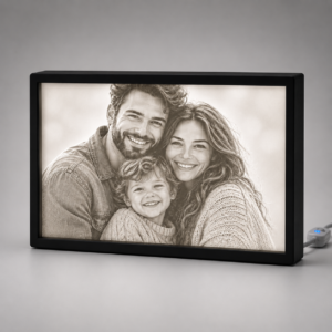 Landscape Lithophane With Lightbox