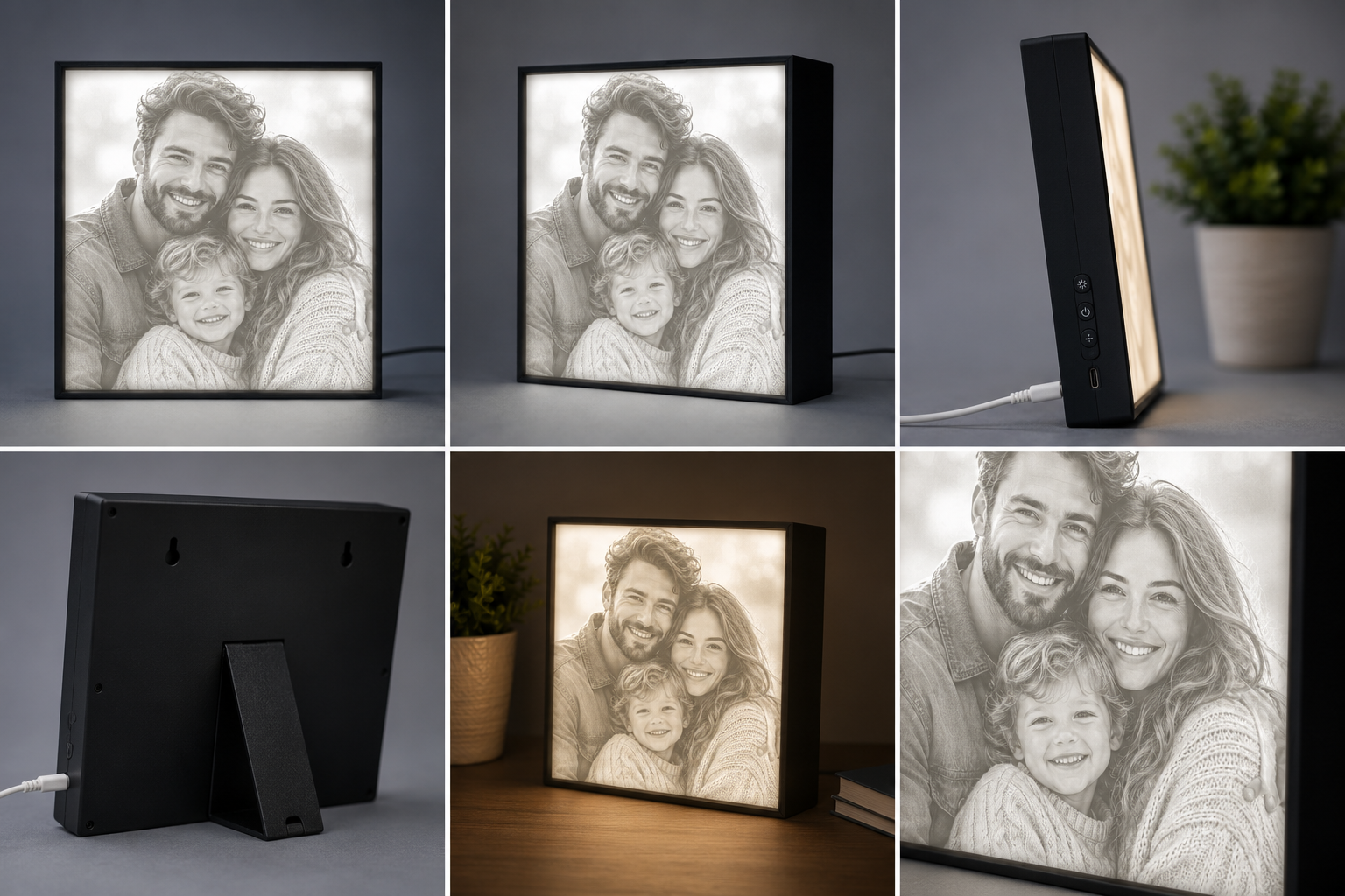 Portrait Lithophane With Lightbox - Image 2