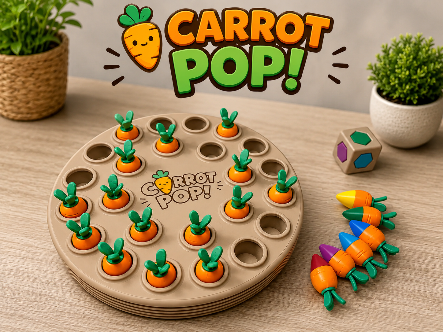 Carrot Pop! - Memory Board Game