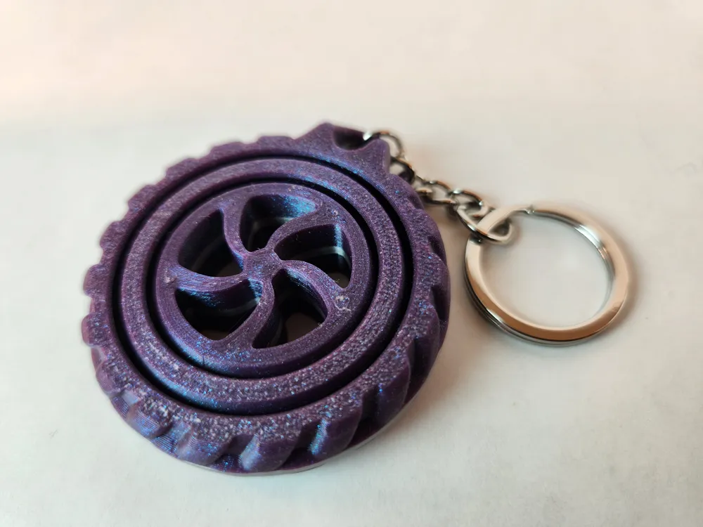 Gyroscopic Spinning Keyring - Image 4