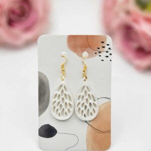 Dewdrop Leaf Earrings